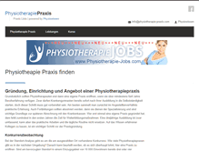 Tablet Screenshot of physiotherapie-praxis.com